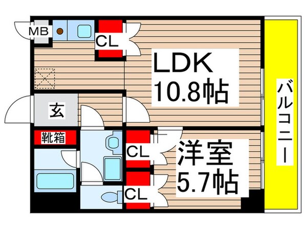 ＥＳＳＥ栄の物件間取画像